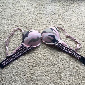 VS PINK push up camo bra